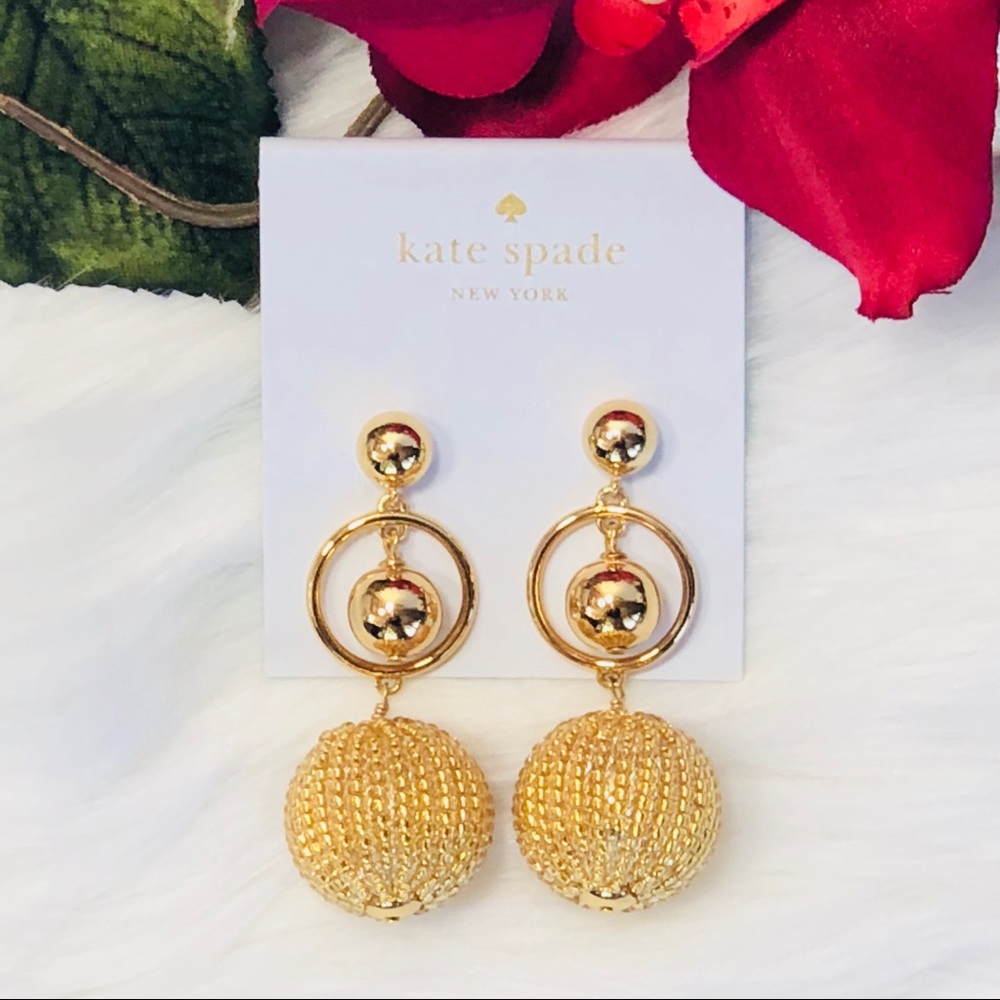 🌟SALE!🌟 Kate Spade Earrings-Beads & Bauble Gold
